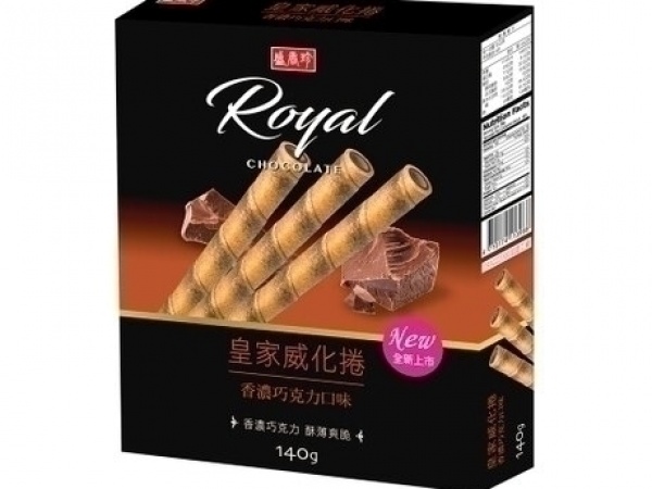 Bánh quế vị sô cô la Royal 140g